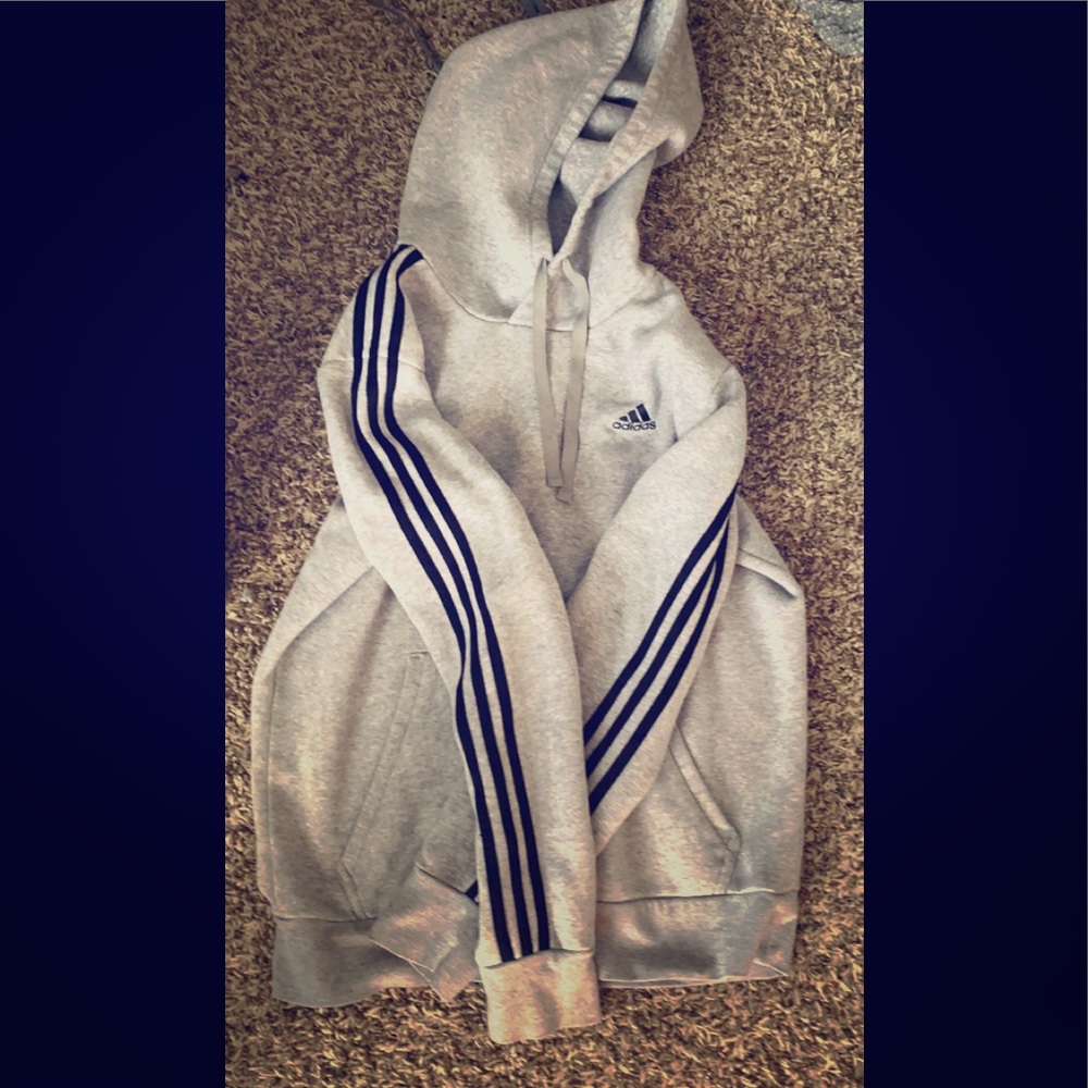 Adidas grey hoodie